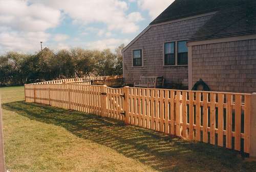 Spaced Board with Top Molding —  Fences in Springfield, MA