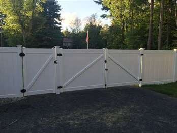 Gate Vinyl Fence — Fences in Springfield, MA