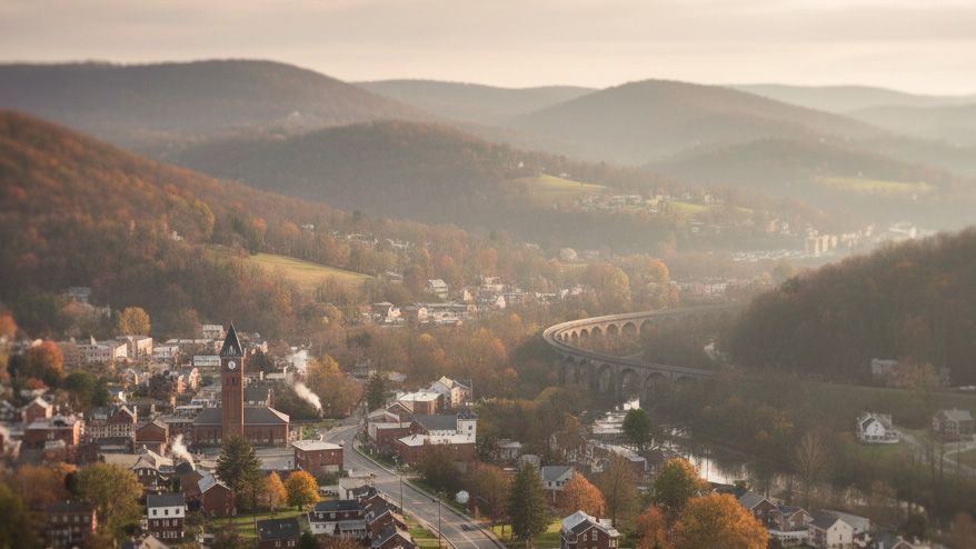 Rural landscape representing a Pennsylvania community