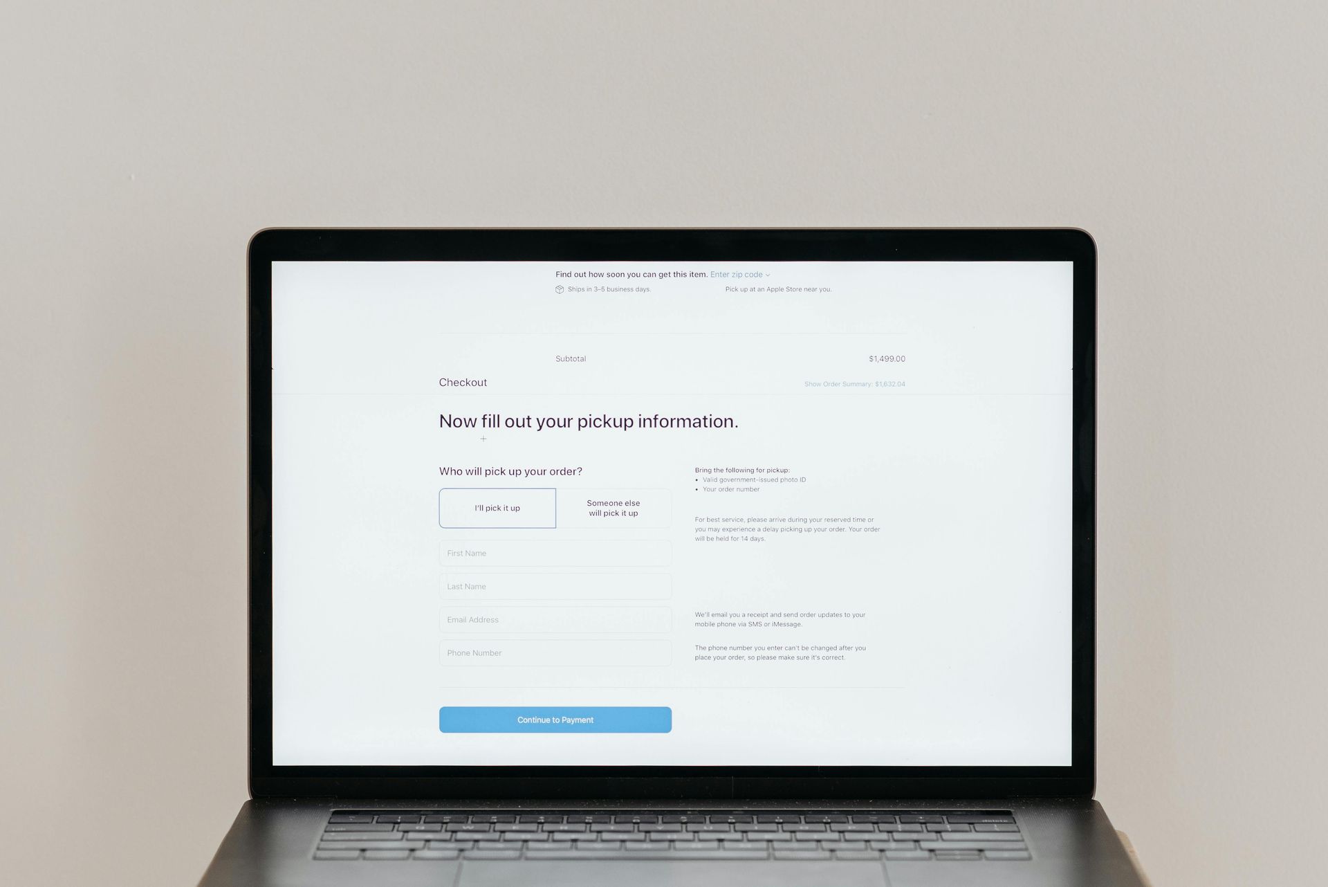A laptop computer is open to a website on the screen.