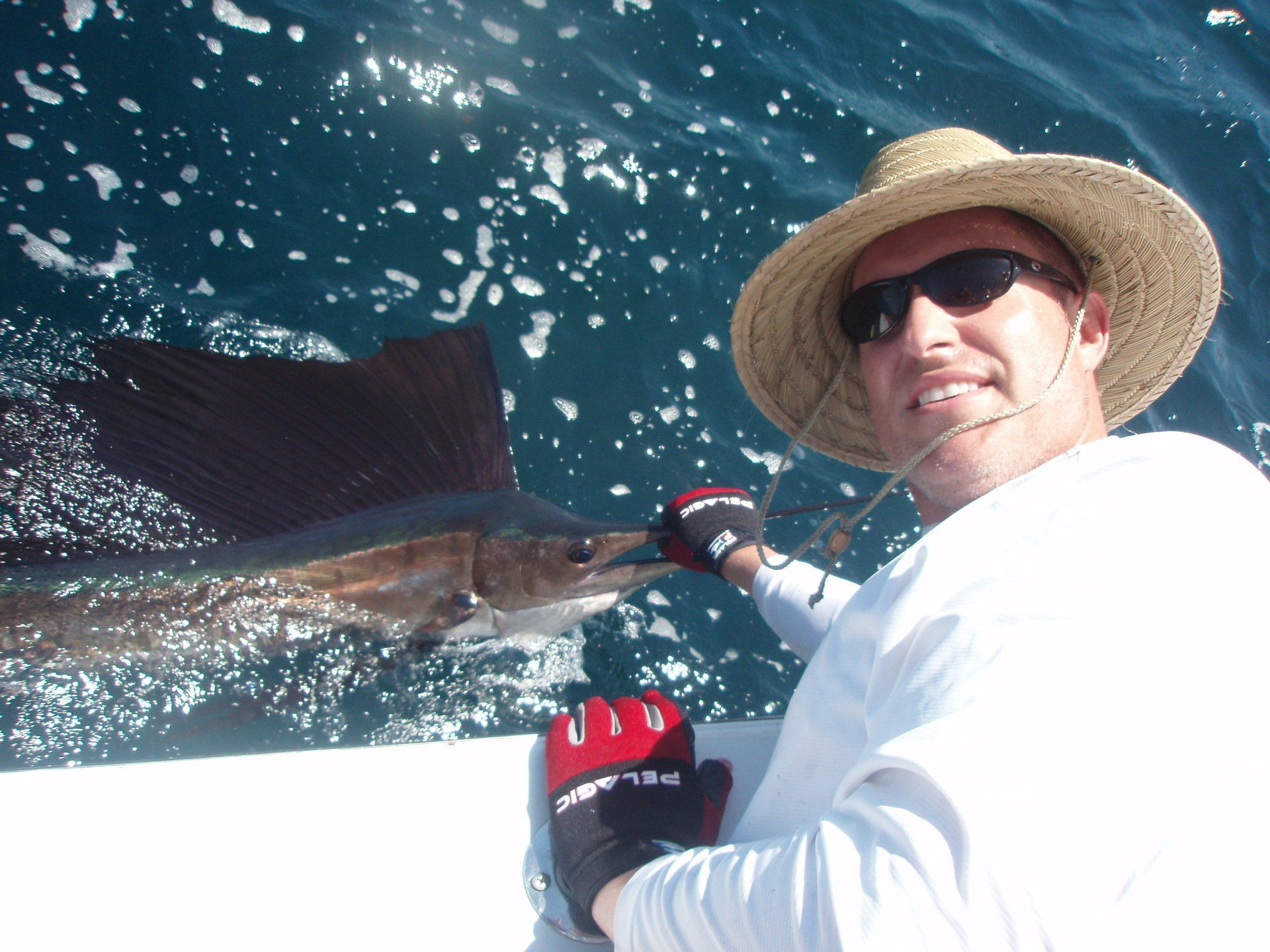 Sailfish boat side-Blue Water Adventures-Key Largo Florida
