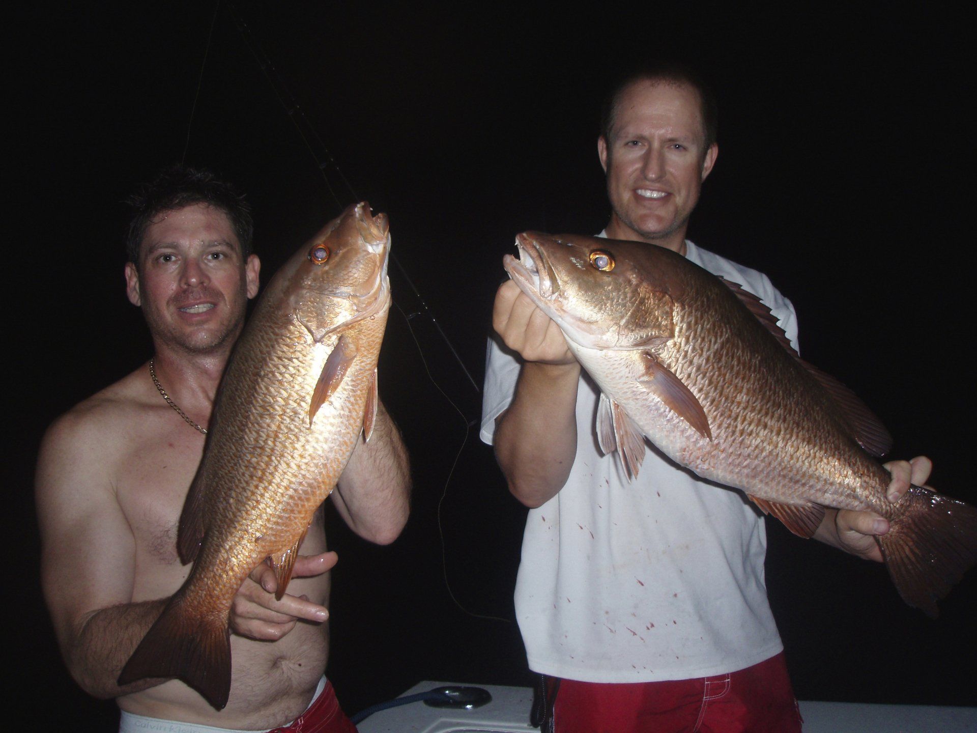 Pair of Redfish caught on Blue Water Adventures Charter Service, Key Largo Florida
