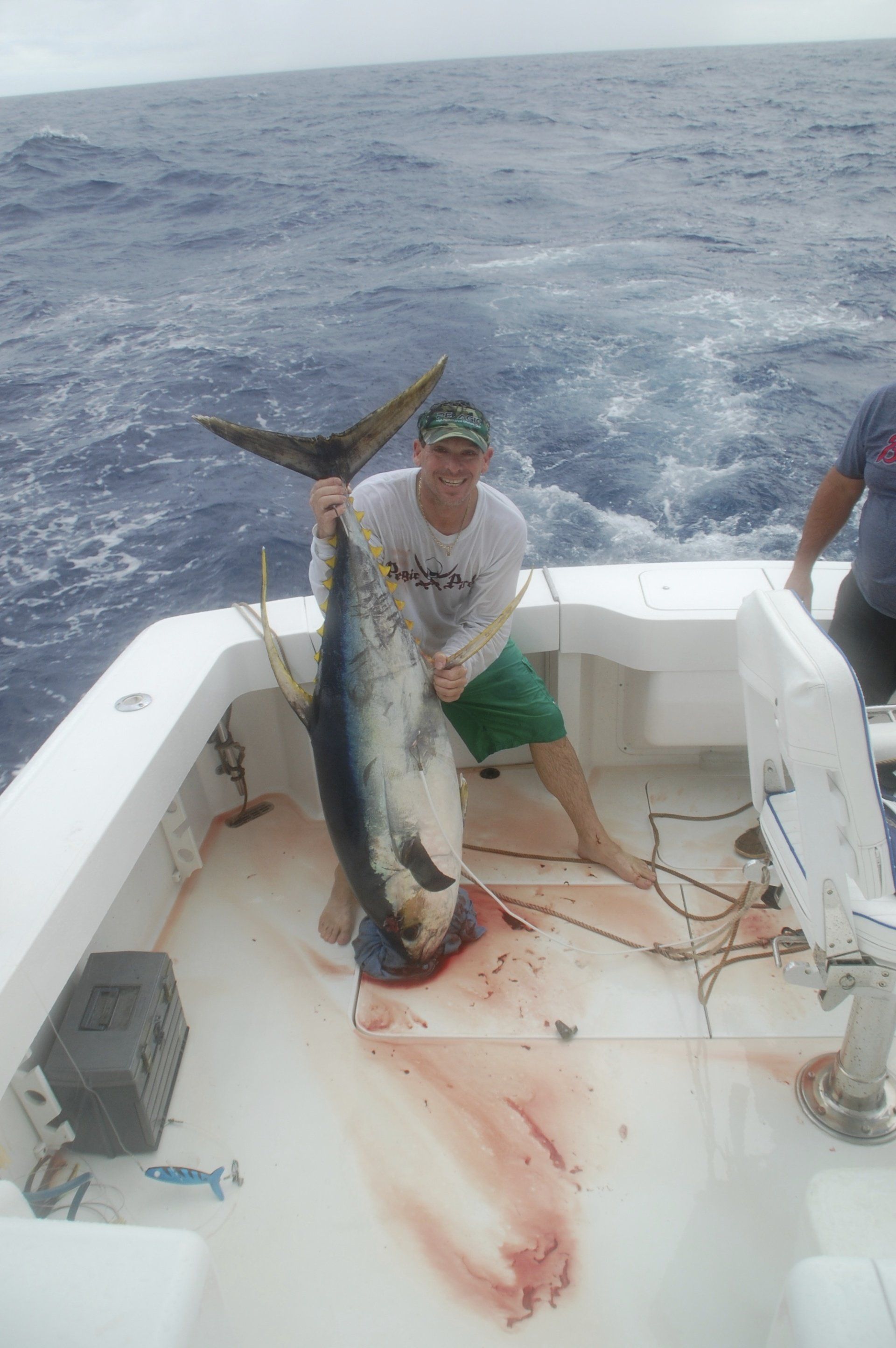 Giant tuna caught on Blue Water Adventures Charter Service Key Largo Florida