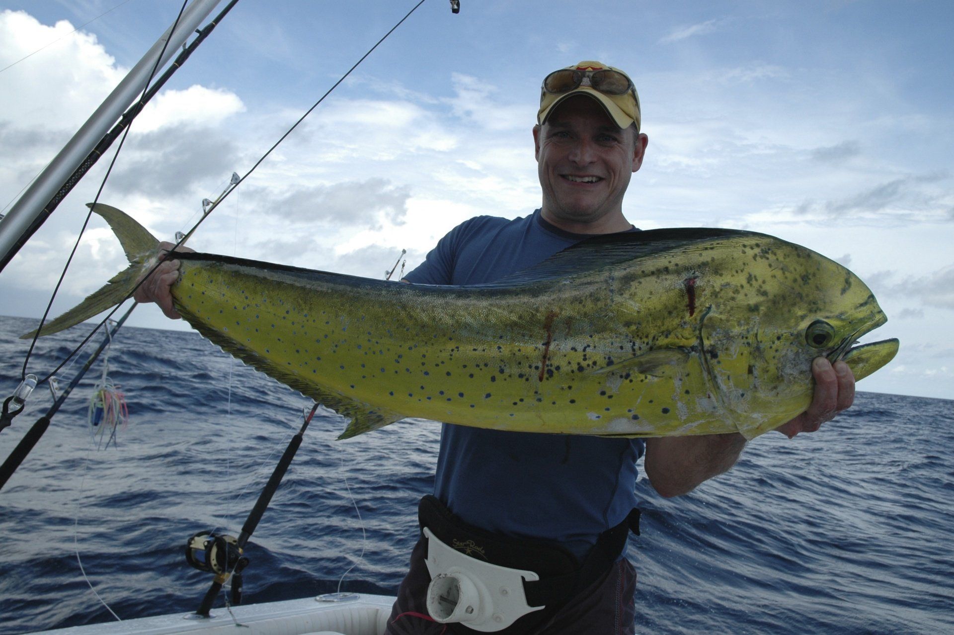 Fishing for mahi-mahi with Blue Water Adventures