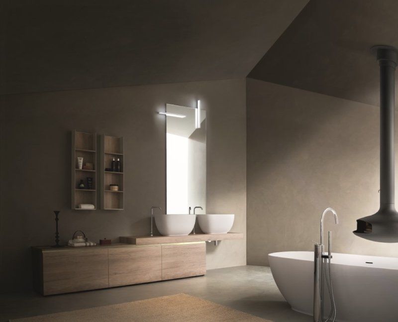 Bagno con doppio lavello