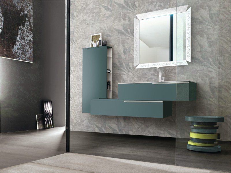 Mobile da bagno azzurro Artesi