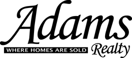 Adams Realty Logo. Adams Realty Makes Buying Your Selling a Home in Mid-Missouri Easy.