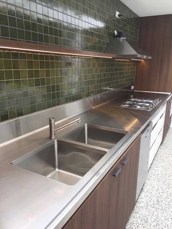 sinks in a kitchen