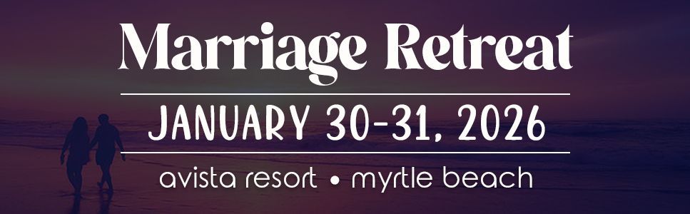 Married couples, click the banner to sign up for the Marriage Retreat!