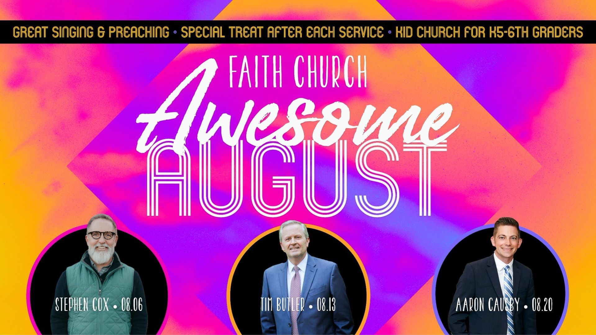 3 Wednesday nights! Don't miss it!