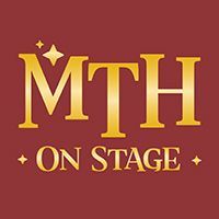 A logo for mth on stage