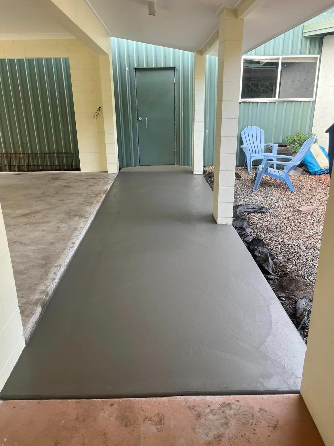 A Concrete Walkway Leading To A House — Value Concreting In Gordonvale, QLD