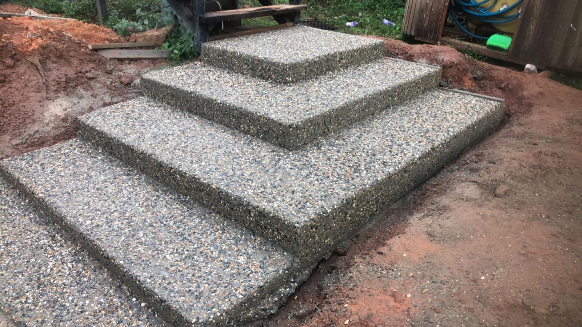Concrete Steps In A Garden — Value Concreting In Gordonvale, QLD