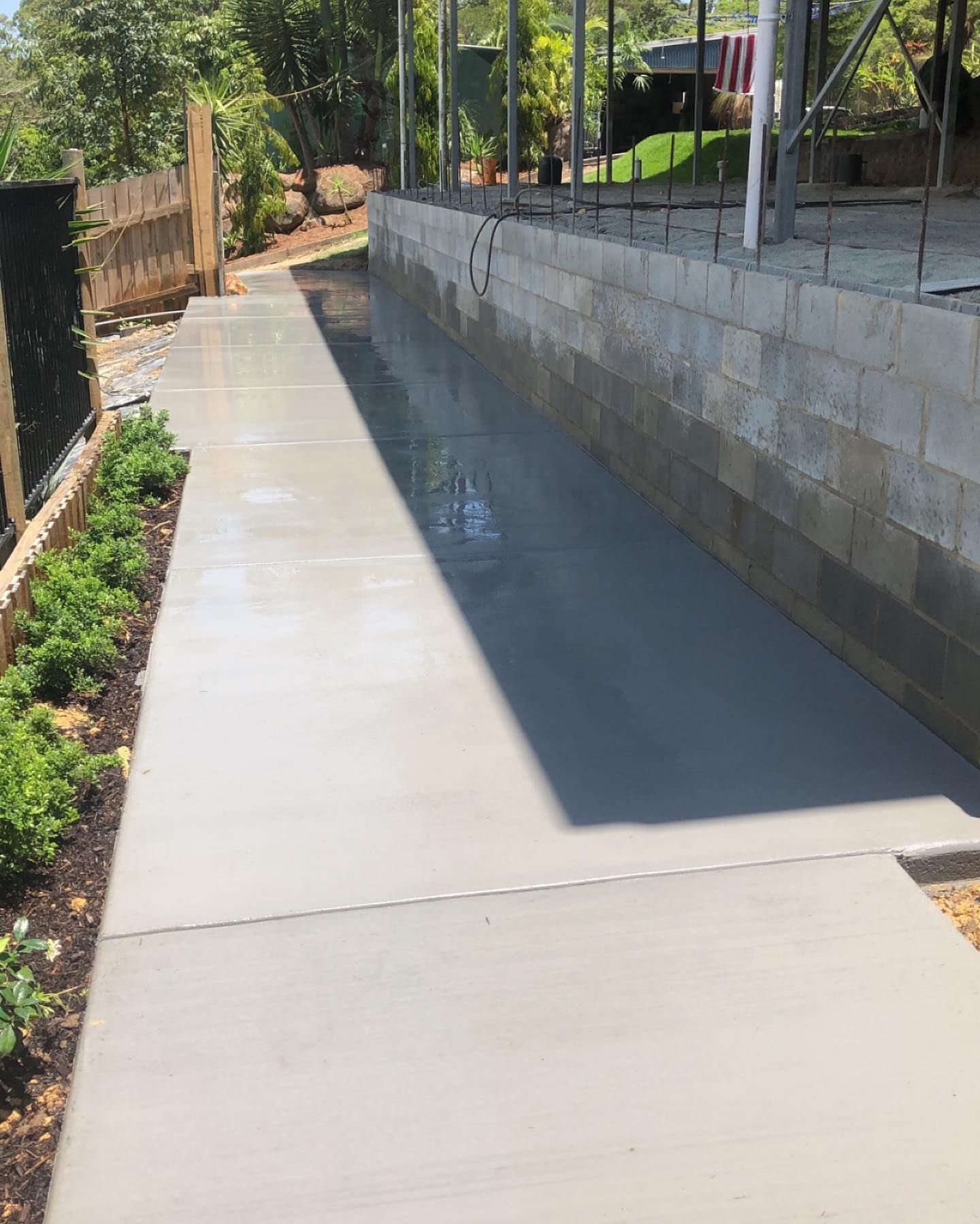 Newly Poured Concrete Walkway — Value Concreting In Mission Beach, QLD