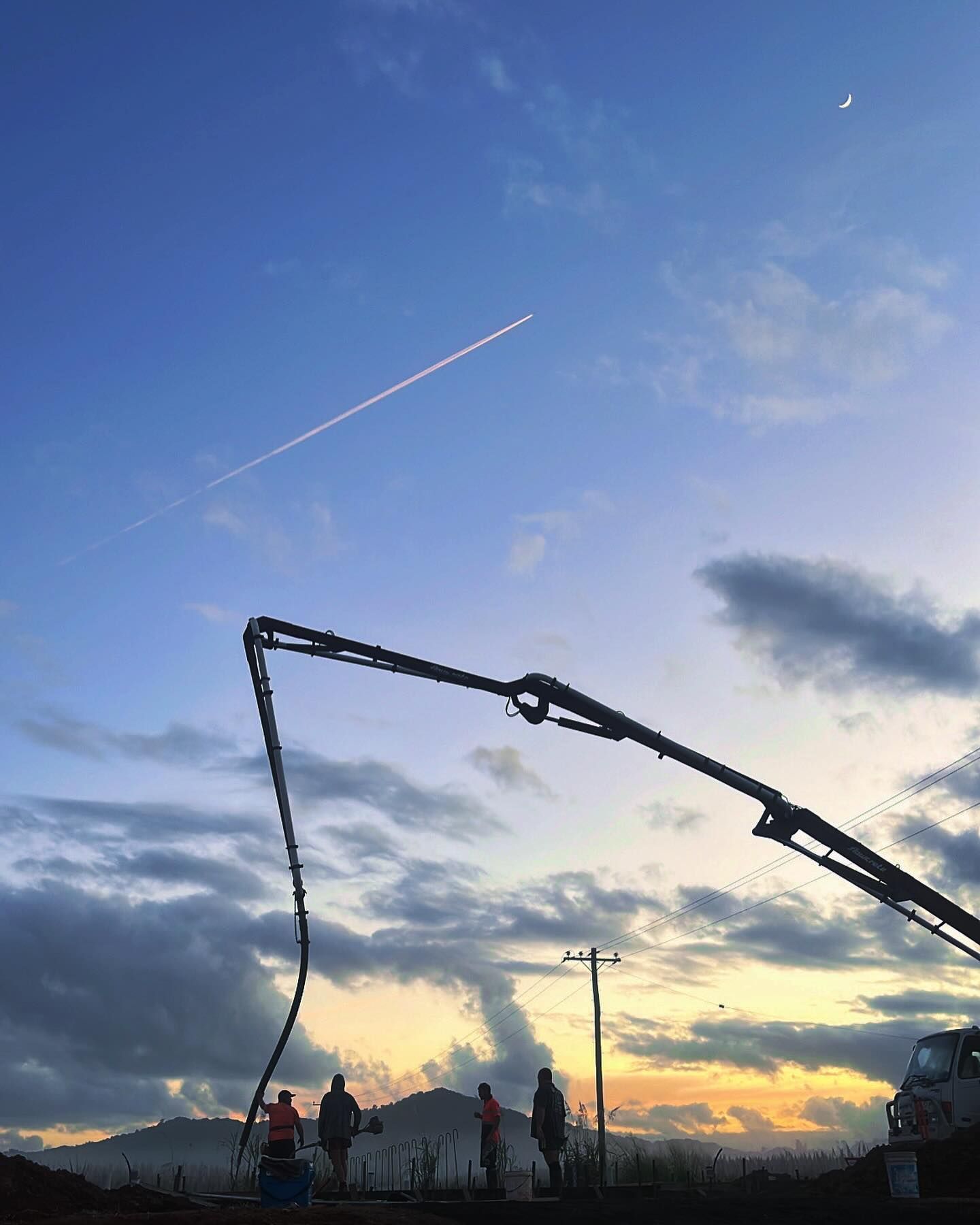 Construction Site With a Concrete Pump — Value Concreting In Innisfail, QLD
