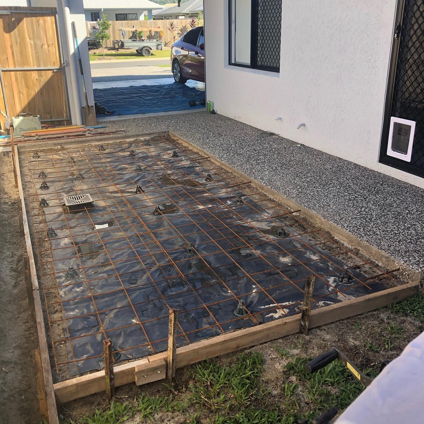 Concrete Foundation Form With Rebar — Value Concreting In Tully, QLD