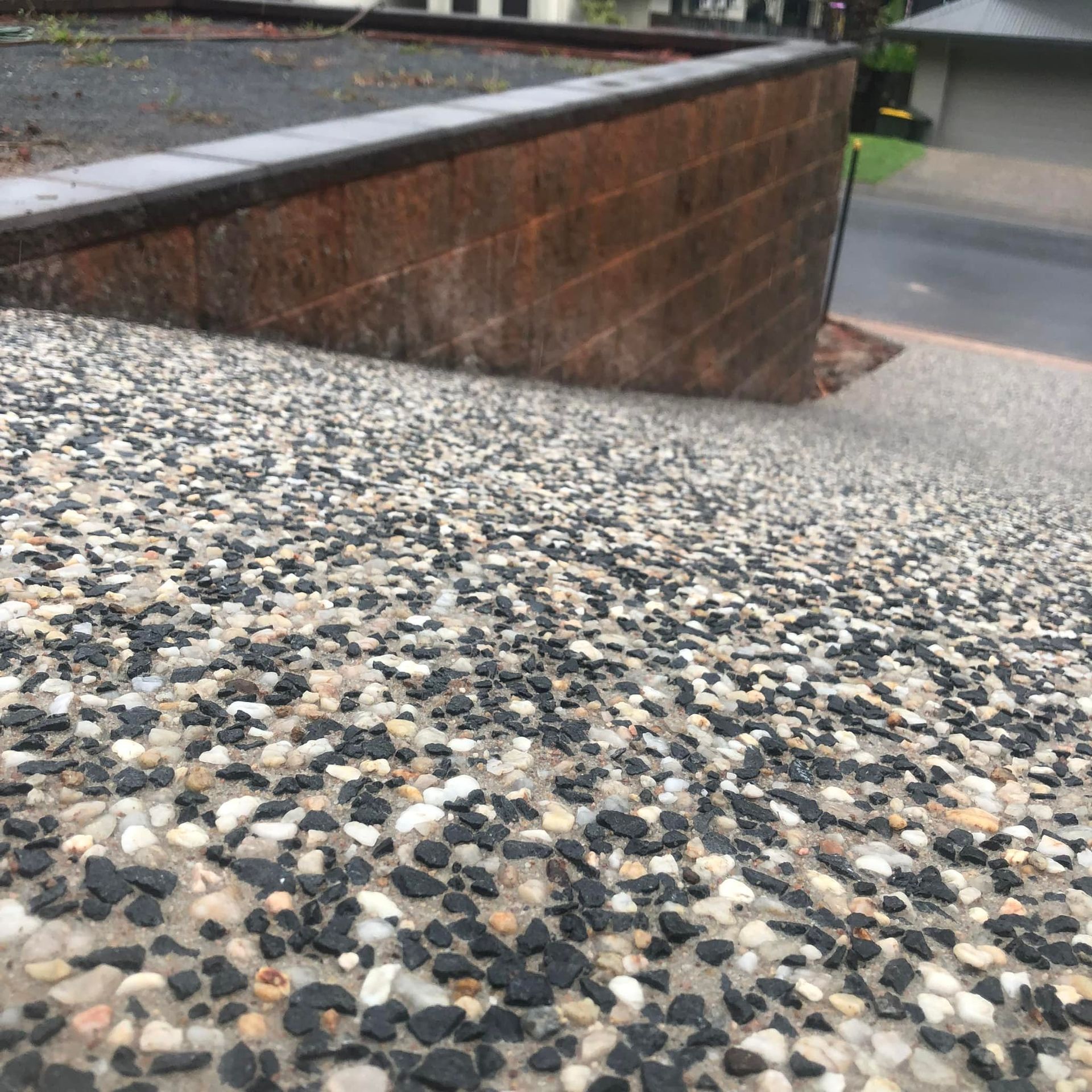 Close-up of a Speckled Concrete Surface — Value Concreting In Tully, QLD
