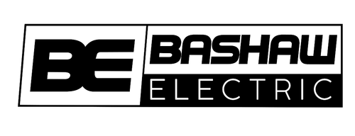 A black and white logo for be bashaw electric | San Diego, CA | Zapp Electric Inc.