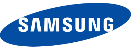 Samsung logo: white 
