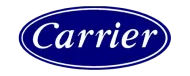 A blue and white carrier logo on a white background.