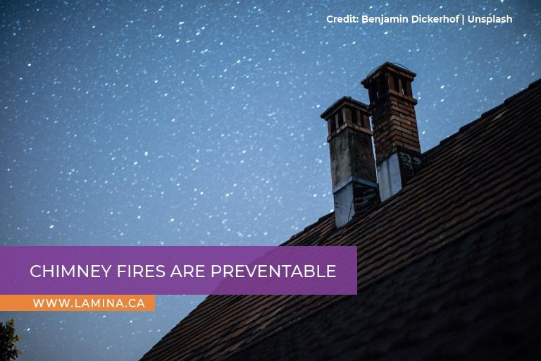 Chimney fires are preventable