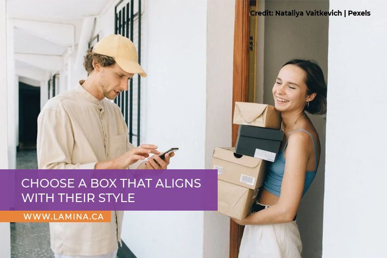 Choose a box that aligns with their style