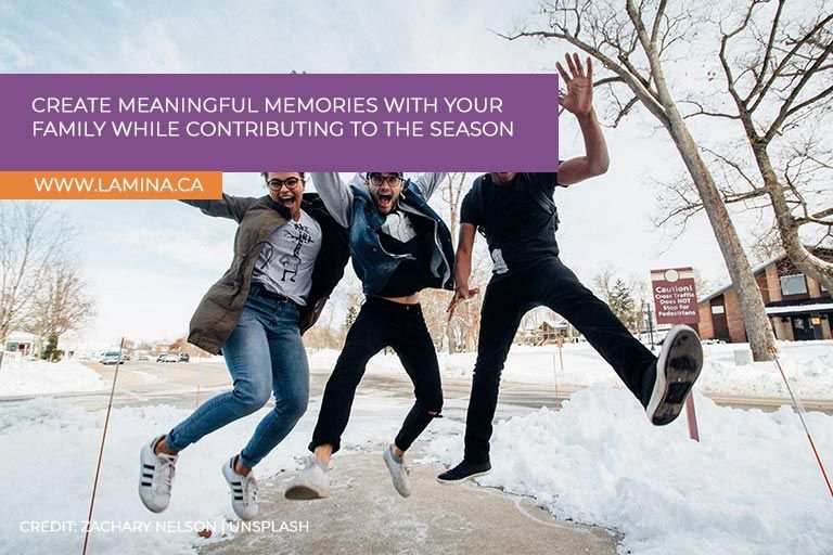 Create meaningful memories with your family while contributing to the season