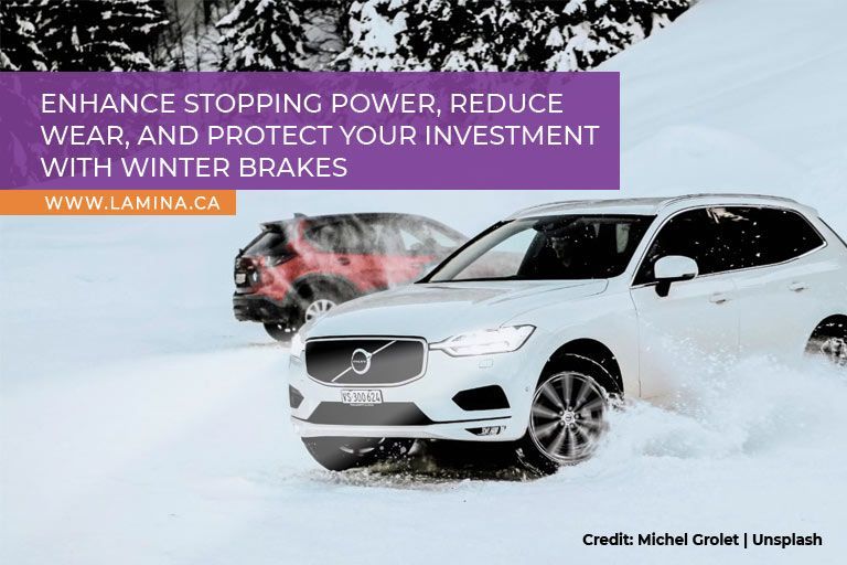 Enhance stopping power, reduce wear, and protect your investment with witner brakes