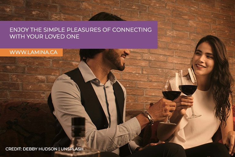 Enjoy the simple pleasures of connecting with your loved one