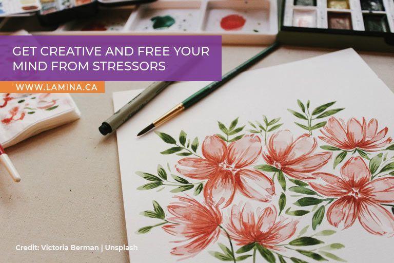 Get creative and free your mind from stressors