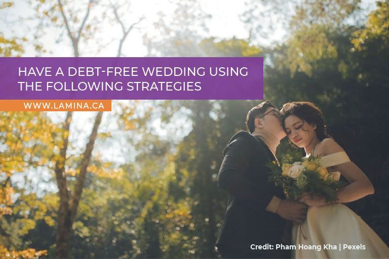 Have a debt-free wedding by strategizing