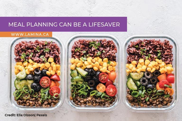 Meal planning can be a lifesaver