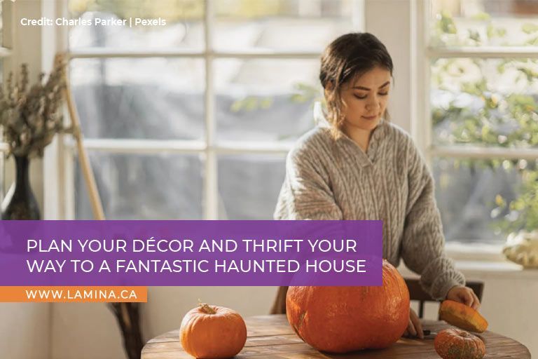 Plan your décor and thrift your way to a fantastic haunted house