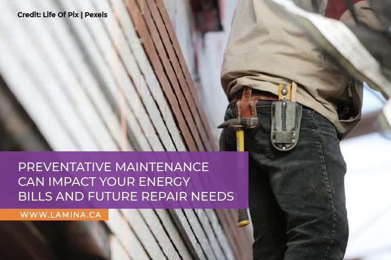 Preventative maintenance can impact your energy bills and future repair needs