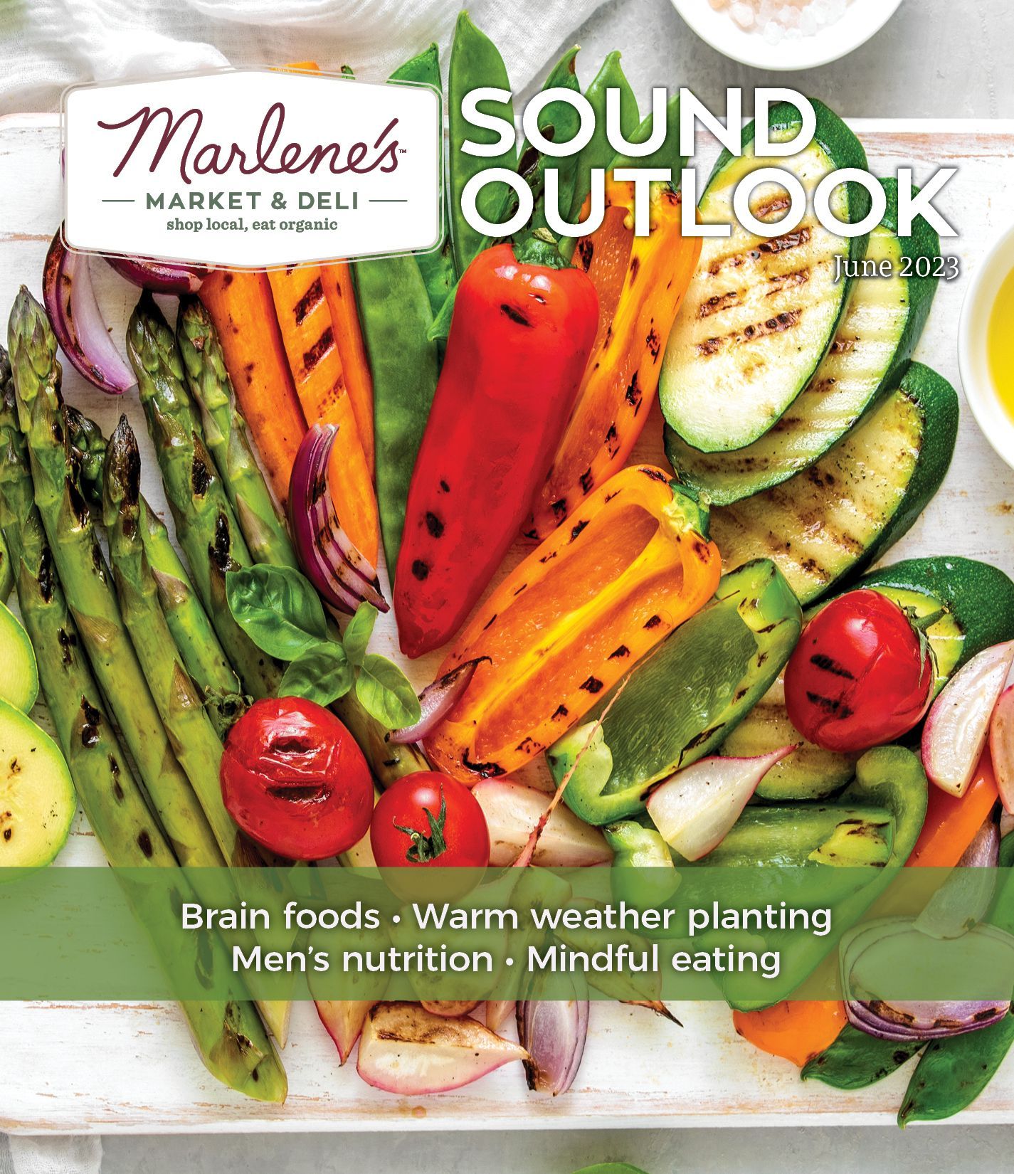 Cover of Marlene's Market & Deli magazine, 