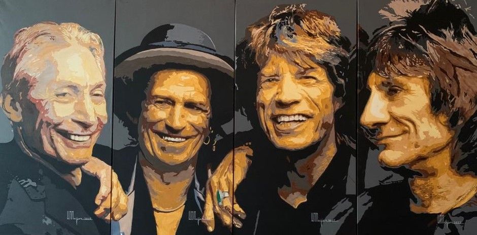 Vierluik Rolling Stones - Martin Meijer
