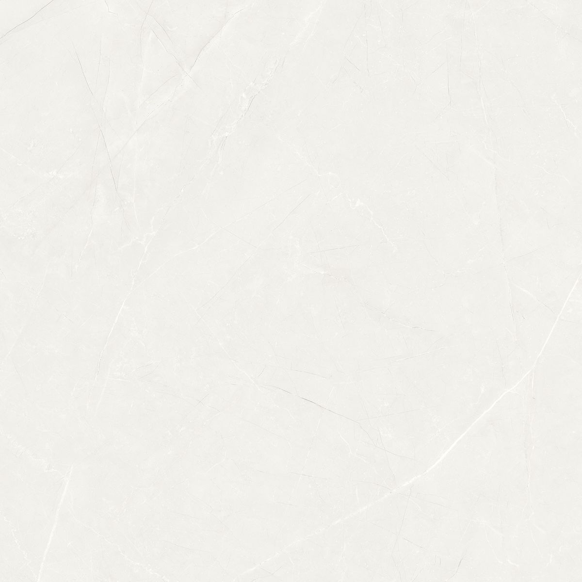 Azulejo de mármol blanco con vetas sutiles.