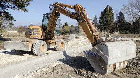 Digger available on rent for construction services