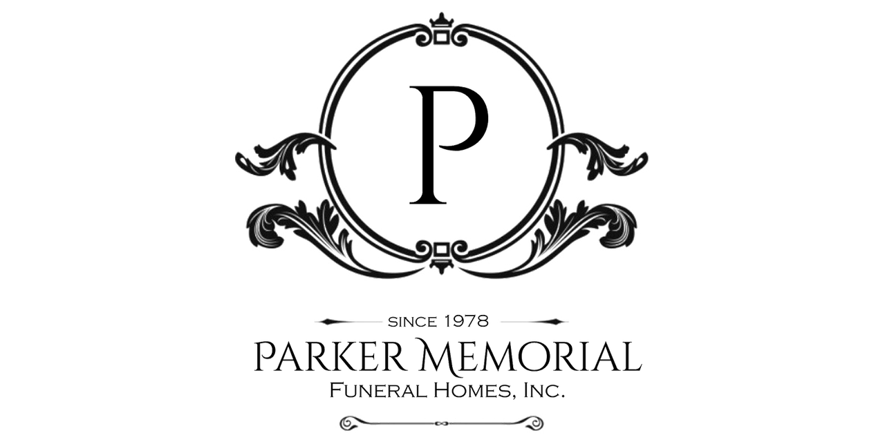 Parker Memorial Funeral Homes logo with 