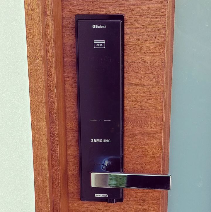 A Door Lock Installed — Above and Beyond Locksmiths in Pimpama, QLD