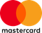 The Mastercard logo, featuring two overlapping red and orange circles with the word 