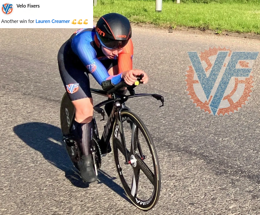 https://www.facebook.com/lcreamer2, lauren creamer , velo fixers , https://www.laurencreamersmt.co.uk laurencreamersmt@gmail.com 
https://www.facebook.com/cyclingtimetrials
https://cyclingtimetrials.org.uk/?fbclid=IwY2xjawKhfnxleHRuA2FlbQIxMABicmlkETFSVzdyaVVLbmxjSlhYaEtYAR5lpPTuPd-YENKNHHTGjYUGjrenL6mNokxDH14SmXdDKmHuWR_13ZJx5KBp4Q_aem_SakwgnZDNIJJ-0huGL4QIw
