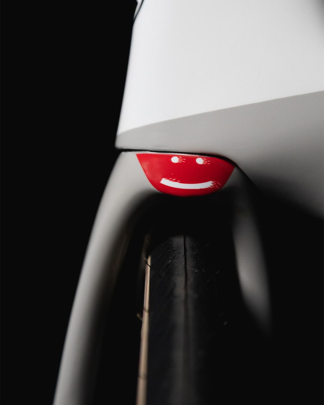 Aeroscoop Coral White Frameset velo fixers