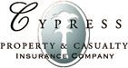 Logo for Cypress Property & Casualty Insurance Company: Oval design with a palm tree.