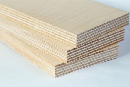 Marine Plywood — Three Light Plywood Boards Stacked in Houston, TX