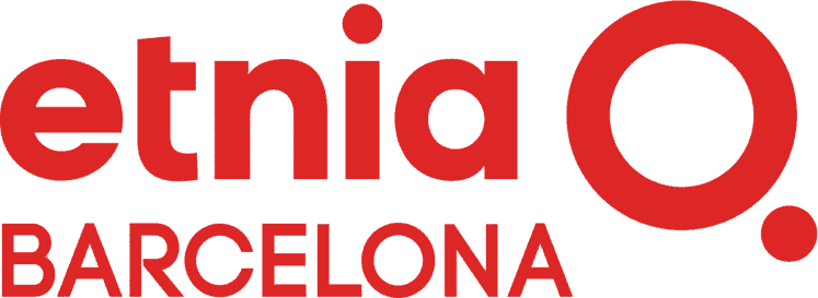 The red Etnia Barcelona logo, featuring the brand name in lowercase text next to a circular icon with a dot.