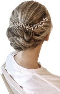bridal french twist updo