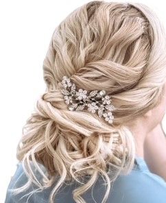 bride hair updo