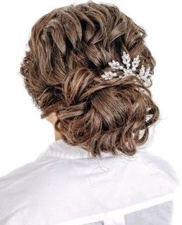 bride updo
