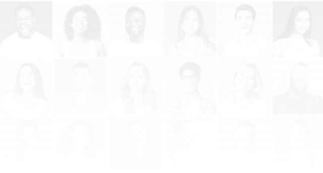 White background of several faces | Motorized Solutions